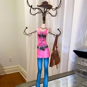 Vintage trendy necklace holder